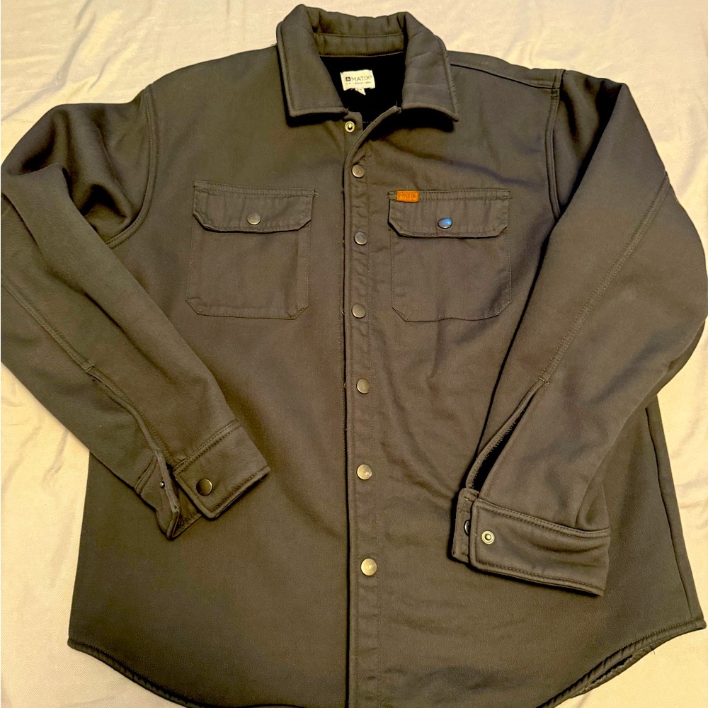 Matix Black Shirt Jacket